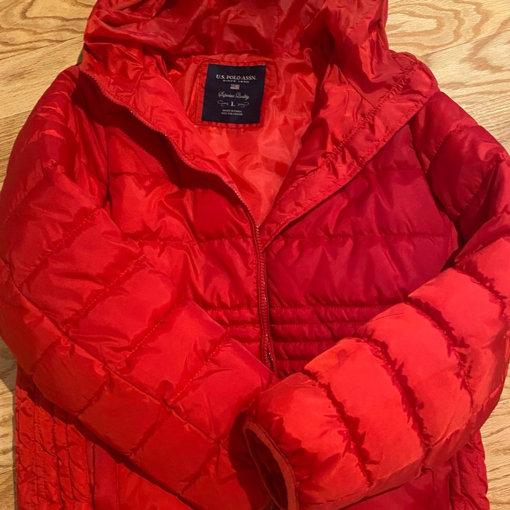 U.S. Polo Assn. Bright Red Jacket